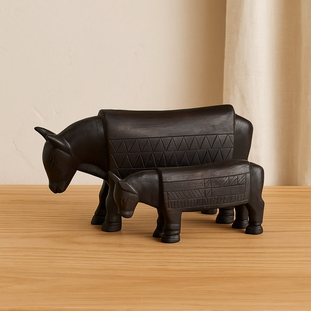 Black Bull Sculptures