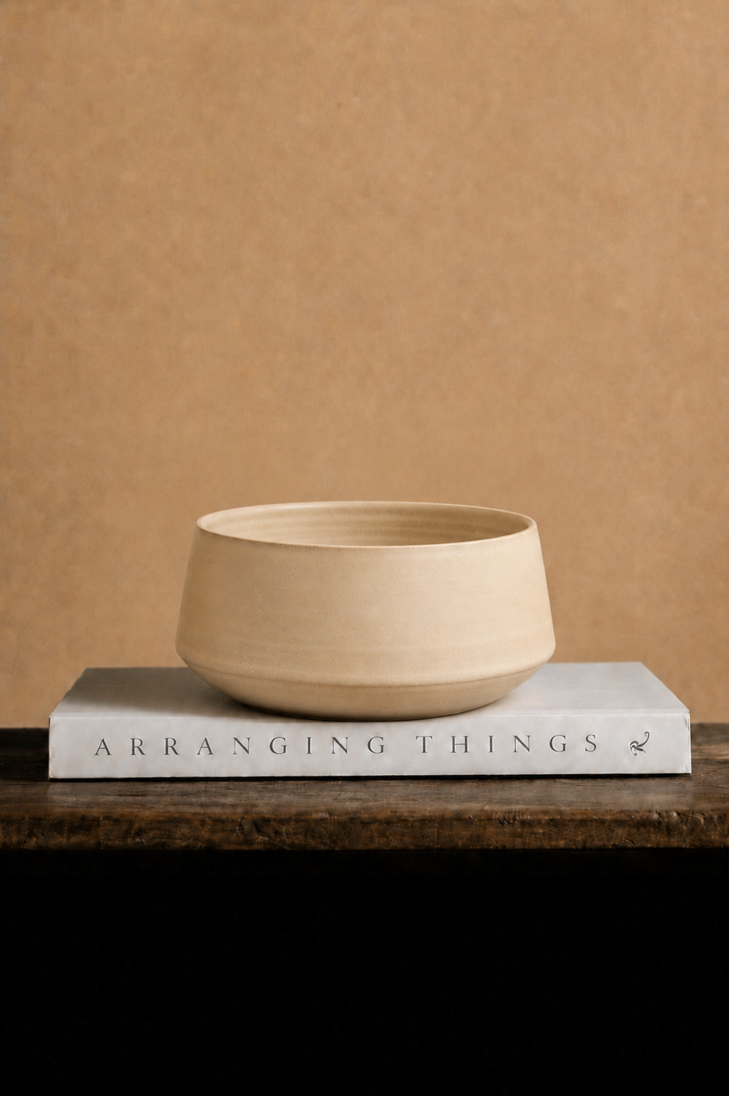 Bowl plate begie matte