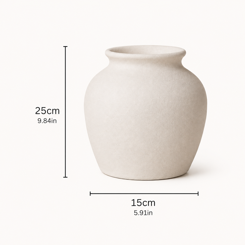 Off White Vase
