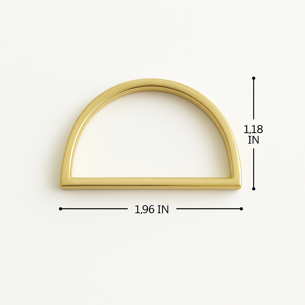 Geometric Gold Napkin Rings