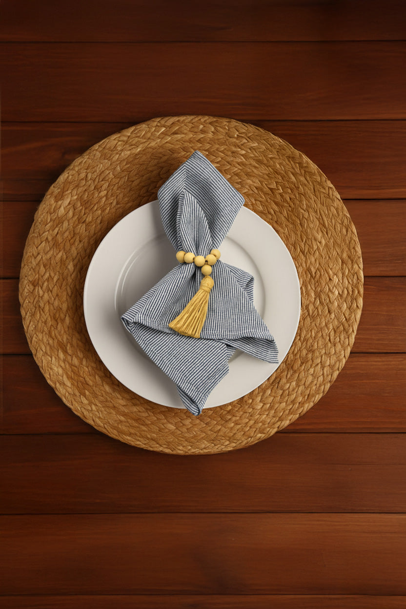 Striped Napkin - Navy